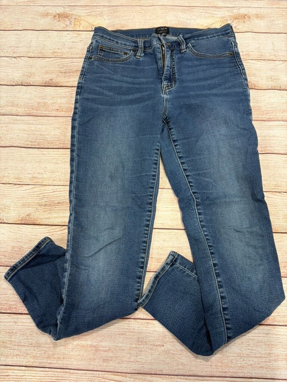 J.Crew Women's Size 28 9" High-Rise Blue Skinny Jeans
